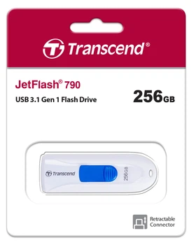 Накопитель USB 3.0 Transcend 256GB JetFlash 790W (TS256GJF790W)