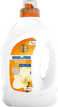 Концентрований пом’якшувач тканин WASH & FREE Ванільна орхідея 2 л (4262396143693/4823128001195)