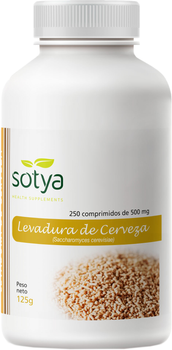 Suplement diety Sotya Levadura Cerveza 500 mg 250 tabletek (8427483002505)