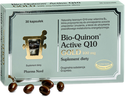 Біологічно активна добавка Pharma Nord Active Complex Q10 Gold 100 мг 30 капсул (5709976181106)