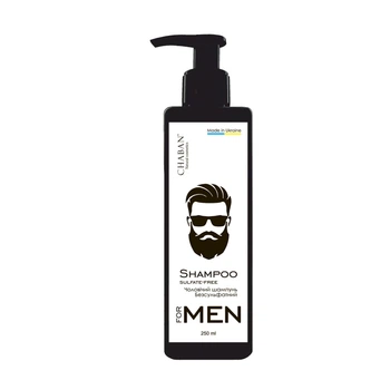 Чоловічий натуральний шампунь Chaban For Man "Проти випадіння. Проти лупи" 250 ml 00199