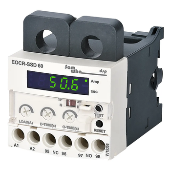 Реле захисту двигуна 5-60A AC 220V [EOCR-SSD-60] Samwha