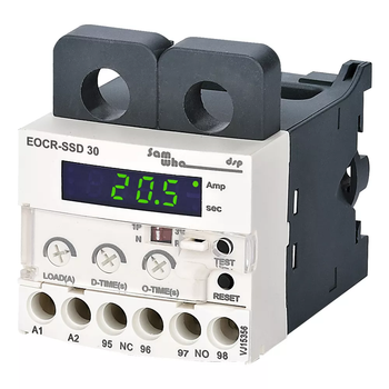 Реле захисту двигуна 3-30A AC 220V [EOCR-SSD-30] Samwha
