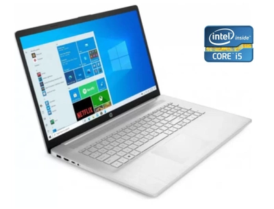 Ноутбук HP 17-cn0023dx / 17.3" (1920x1080) IPS / Intel Core i5-1135G7 (4 (8) ядра по 2.4 - 4.2 GHz) / 16 GB DDR4 / 1000 GB SSD / Intel Iris X Graphics / WebCam / Win 11 Home б/в