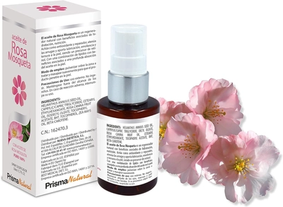 Рисова олія для обличчя Prisma Nat Aceite Rosa Mosqueta 50 ml Spray (8436048047516)