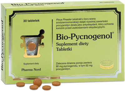 Біологічно активна добавка Pharma Nord Bio-Pycnogenol 30 таблеток (5709976245105)