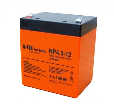 Акумулятор U-tex PRO 12В / 4,5 Ah
