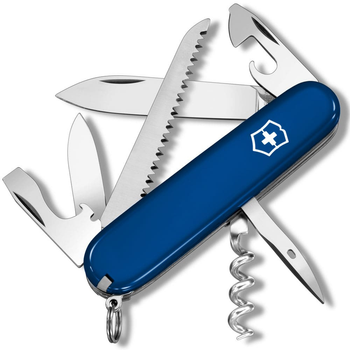 Швейцарський ніж Victorinox CAMPER 91мм/13 функцій, сині накладки