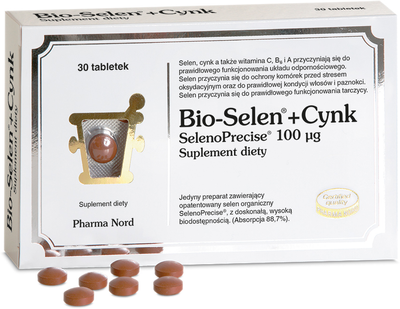 Suplement diety Pharma Nord Bio-Selen + Cynk 30 tabletek (5709976018105)