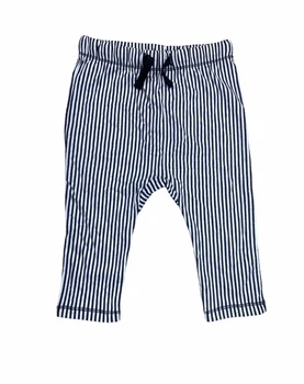Брюки H&M 56 Черно-белый 0706073_пол.син_12
