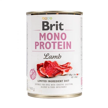 Корм для собак Brit Mono Protein Lamb 400г, с ягненком