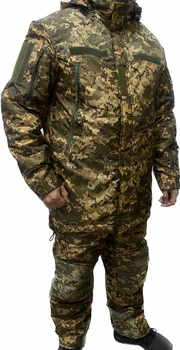 Куртка зимова утеплена/посилена тактична тепла ЗСУ УКР ПІКСЕЛЬ MAX-SV - 8113 L