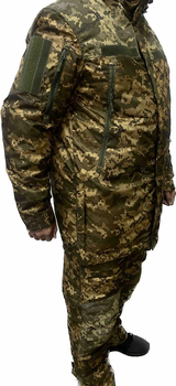 Куртка зимова утеплена/посилена тактична тепла ЗСУ УКР ПІКСЕЛЬ MAX-SV - 8113 L
