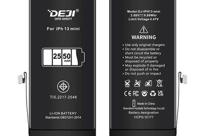 Усиленная аккумуляторная батарея DEJI (2550 mAh) для Apple iPhone 13 Mini High Copy