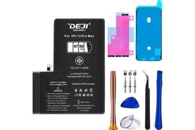 Усиленный аккумулятор DEJI (4750 mAh) для Apple iPhone 13 Pro Max + набор инструментов High Copy