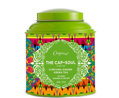 Зелений чай The Capsoul з куркумою 100 г (8436561733828)