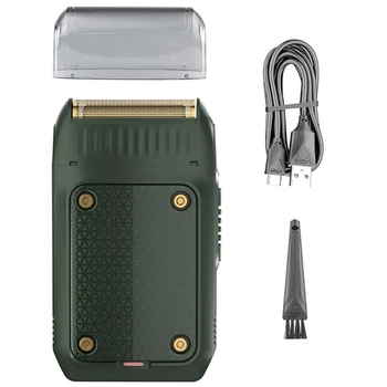 Электробритва шейвер VGR V-353 Waterproof green