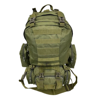 Рюкзак+подсумка Tactical тактическая сумка для переноски вещей 53л Olive (RP-1-Olive)