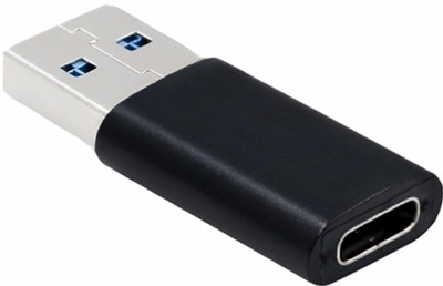 Adapter Qoltec USB Type-A - USB Type-C 3.0 czarny (5901878505831)