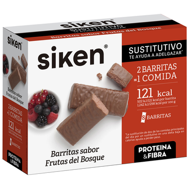 Батончики Siken фруктові 8 шт (8424657038650)