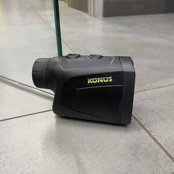 Далекомір лазерний KONUS RF-1200, 6x25, дальність 5-1200 м, з компенсацією кута нахилу та скануванням (244532)