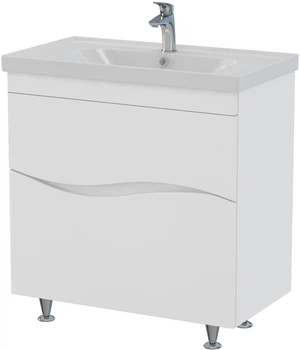 Тумба напольная AQUA RODOS Альфа с умывальником CeraStyle Frame 80 см