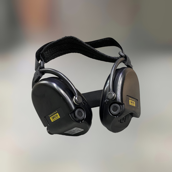 Тактичні активні навушники Sordin Supreme Pro X із заднім тримачем, 1 режим, колір – Чорний (244309)