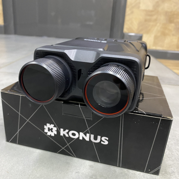 Бинокль ночного видения KONUS KONUSPY-15, цифровой бинокуляр ночного видения, зум 1x-5x (244535)