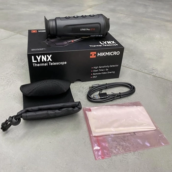 Тепловизор HikMicro Lynx Pro LE10, 10 мм, 500 м / 900 м, Wi-Fi, стaдиoмeтpичecĸий дaльнoмep, видеозапись