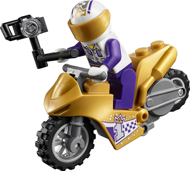 Zestaw klocków LEGO City Selfie na motocyklu kaskaderskim 14 elementów (60309)