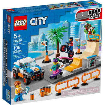 Zestaw klocków LEGO City Skatepark 195 elementów (60290)