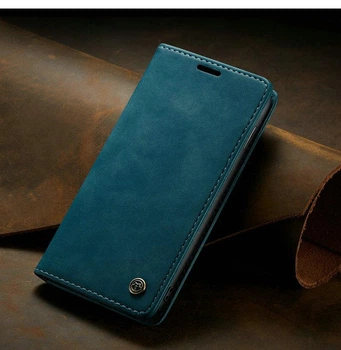 Чохол книжка Caseme з магнітом для Samsung Galaxy A24 зелений гаманець