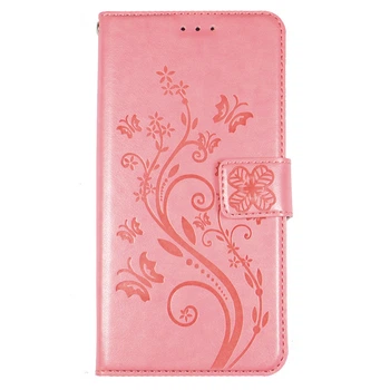 Чехол-книжка для TP-Link Neffos C9A "Цветок и бабочки Pink"
