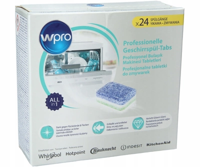 Таблетки для посудомийної машини WPRO All-in-one 24 шт. (8015250655384)