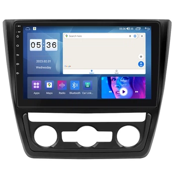 Штатная магнитола 10" Lesko для Skoda Yeti I 2009-2014 2/32Gb CarPlay 4G Wi-Fi GPS Prime IPS 8 ядер Шкода