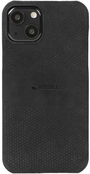 Etui Krusell Leather Cover do Apple iPhone 13 Black (7394090624004)