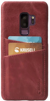 Etui Krusell Sunne 2 Card Cover do Samsung Galaxy S9 Plus Red (7394090612681)