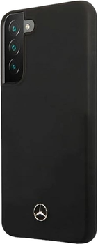 Панель Mercedes Silicone для Samsung Galaxy S22 Black (3666339043858)