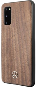 Панель Mercedes Wood Line Walnut для Samsung Galaxy S20 Brown (3700740473627)