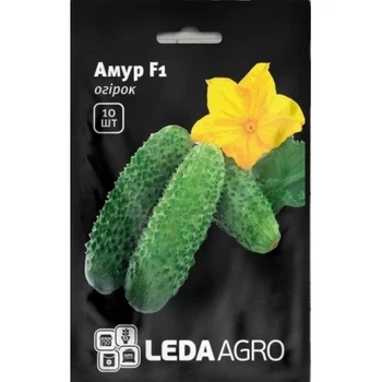 Насіння огірка Амур F1 ультраранній гібрид 40-45 днів 10 шт LedaAgro