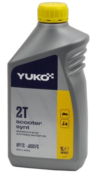 Олія YUKO SCOOTER SYNT 2T (FC) для 2Х-тактних двигунів 1л