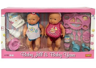 Zestaw lalek Rock Toys Baby Jill & Baby Yara (8718092048696)