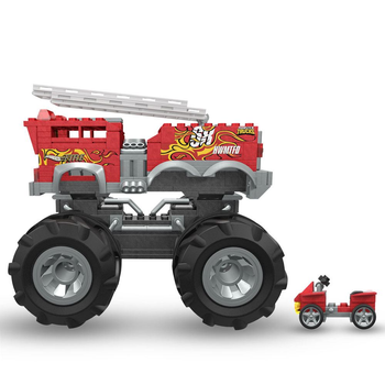 Klocki konstrukcyjne Mattel - Mega Construx Hot Wheels 5 Alarm Monster Truck & Fire Truck 284 części (194735064441)