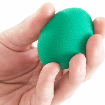 Силиконовый мяч для реабилитации кисти SL-517 мягкий Зеленый