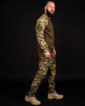 Комплект тактичного одягу: УБАКС + штани з наколінниками мультикам XL