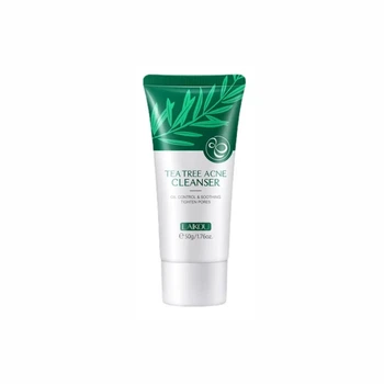 Пінка для вмивання з екстрактом зеленого чаю Laikou Tea Tree Acne Cleanser, 50 мл