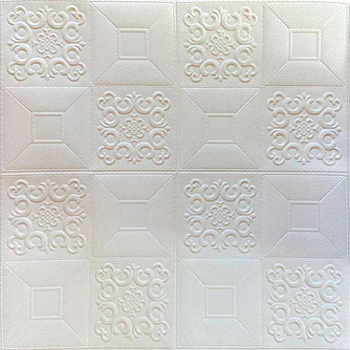 Самоклеющаяся потолочно-стеновая 3D панель Sticker Wall фигуры 700x700x3мм (114-3) SW-00000697