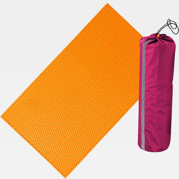 Ляпко Коврик Большой 7,0 Ag (Оранжевый) с Чехлом для коврика (Розовый)