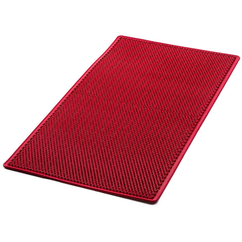 Ляпко Массажный Коврик игольчатый большой плюс 6,2 Ag (Красный) с Чехлом для коврика (Черный)