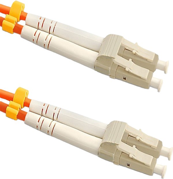 Patchcord światłowodowy Qoltec LC/UPC - LC/UPC Multimode 50/125 OM2 Duplex 15 m Pomarańczowy (5901878540283)